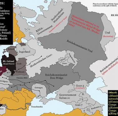 Podział administracyjny III Rzeszy z planowanymi okupownymi państwami i obszarami