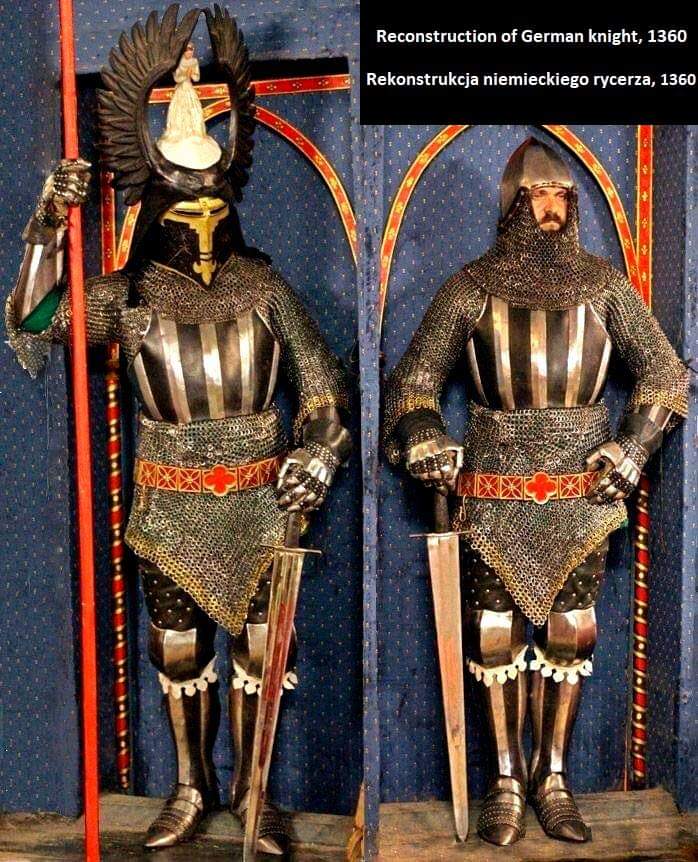 Rekonstrukcja zbroi niemieckiego rycerza z 1360 roku