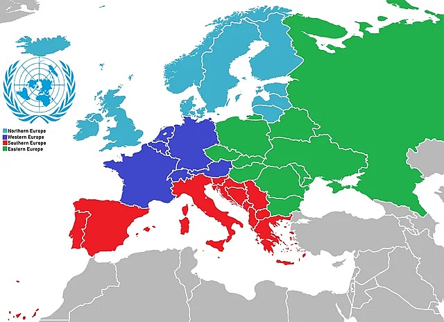 Podział Europy dla ONZ