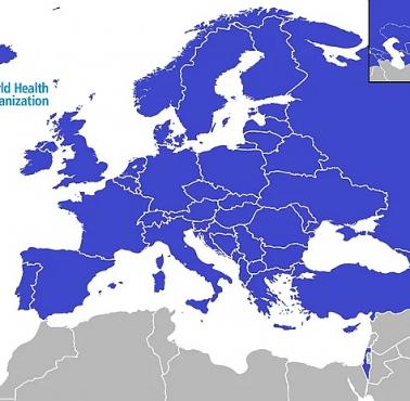 Podział Europy dla Światowej Organizacji Zdrowia (World Health Organization, WHO) przy ONZ