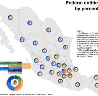 Mapa etniczna Meksyku