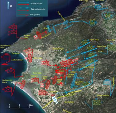 Mapa kampanii Gallipoli