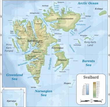 Svalbard – norweska prowincja w Arktyce i wyspa Spitsbergen