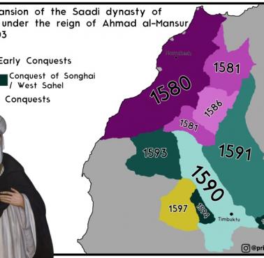 Ekspansja dynastii Saadi (Sadyci, Saadyci) w Maroku za panowania Ahmada al-Masura 1578-1603