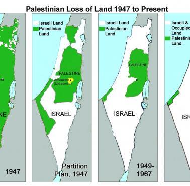 Ekspansja terytorialna Izraela w latach 1947-2023