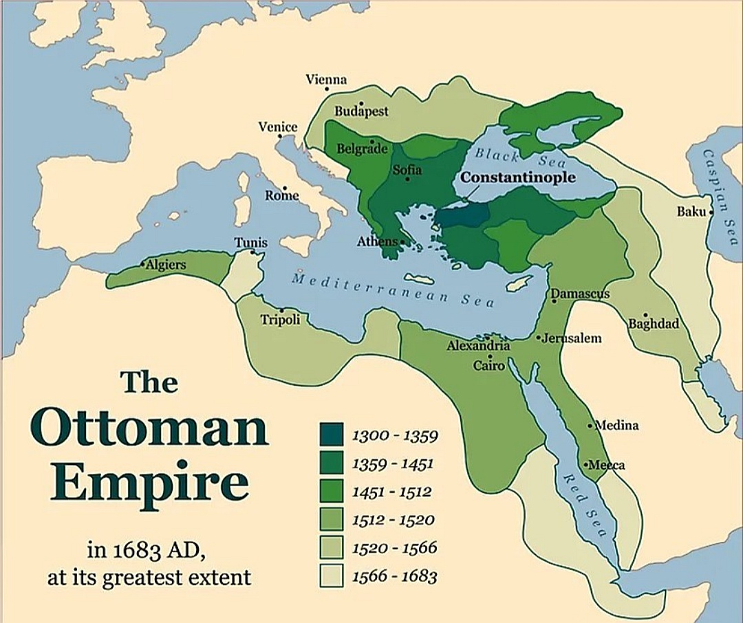Ekspansja terytorialna Imperium Osmańskiego 1300-1683