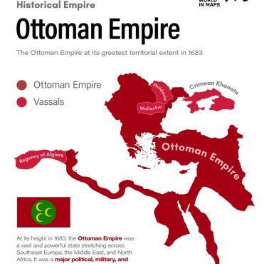 Największy zasięg terytorialny Imperium Osmańskiego, 1683 rok