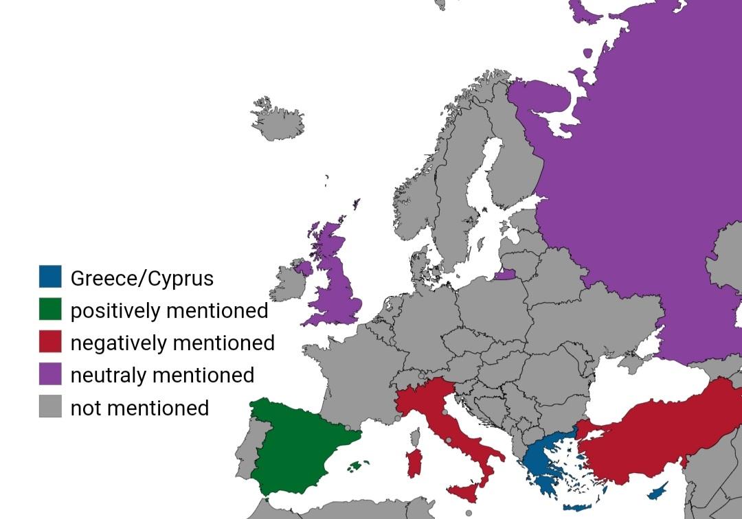 Kraje, w których hymnie znajduje się wzmianka o Grecji