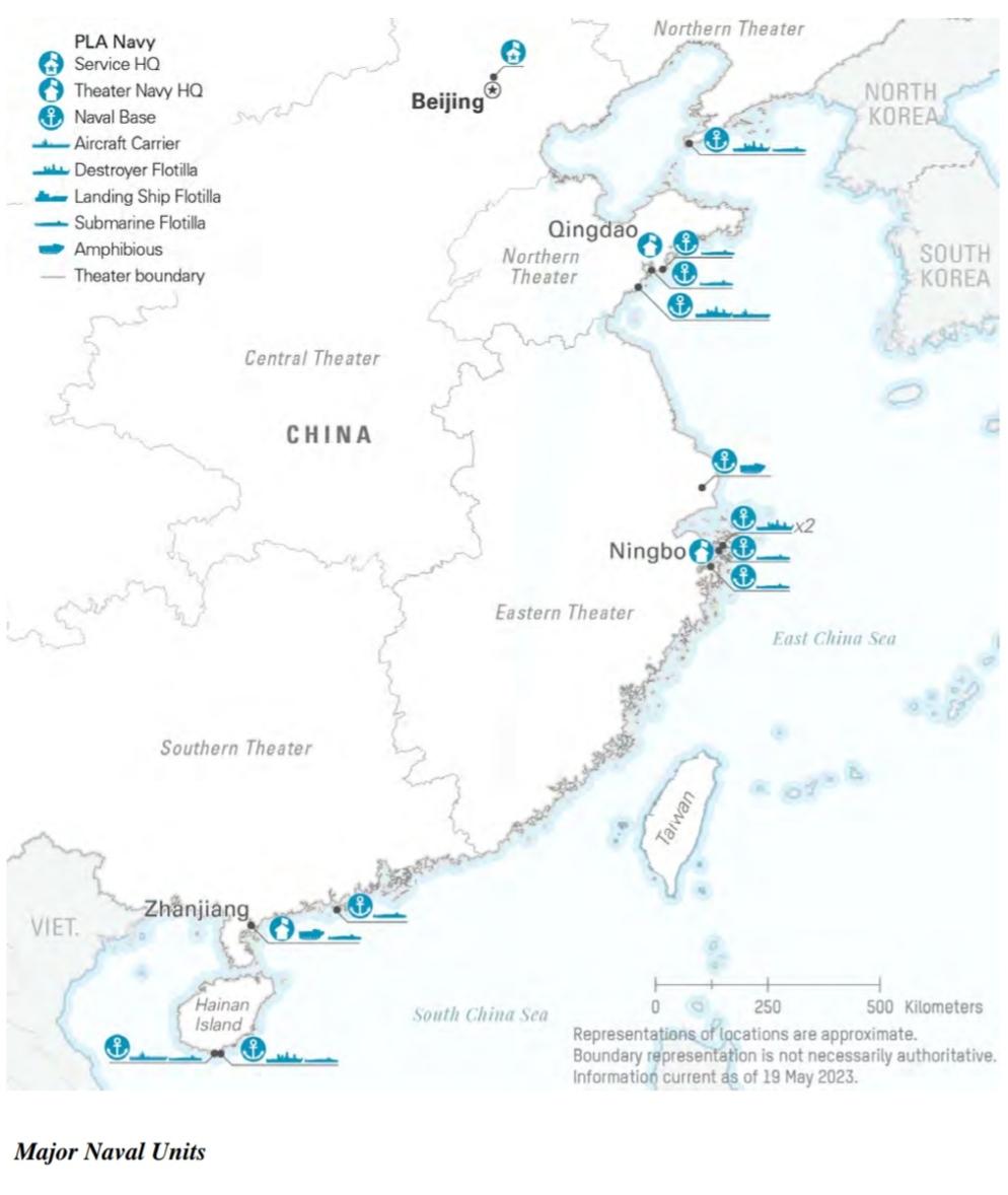 Główne bazy Marynarki Wojennej Armii Ludowej (Chin)