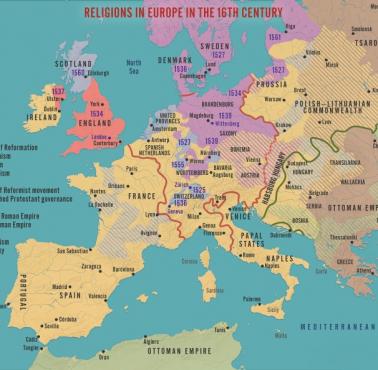 Religie w Europie w XVI wieku