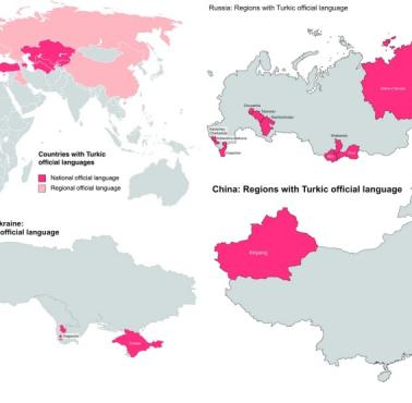 Kraje z tureckim językiem urzędowym (krajowym i regionalnym)