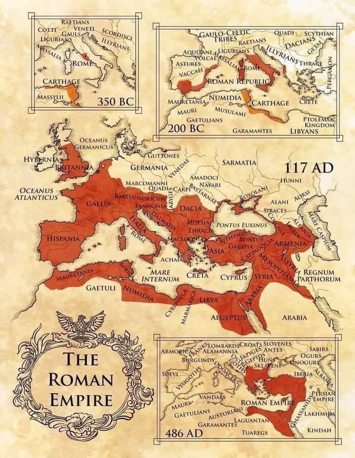 Imperium Rzymskie na przestrzeni wieków