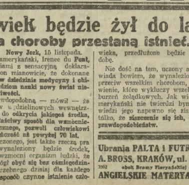 Ilustrowany Kurier Codzienny, 19 listopada 1923