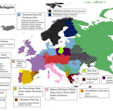 Kto w Święta przynosi w Europie prezenty