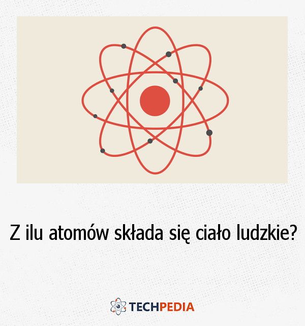 Z ilu atomów składa się ciało ludzkie?