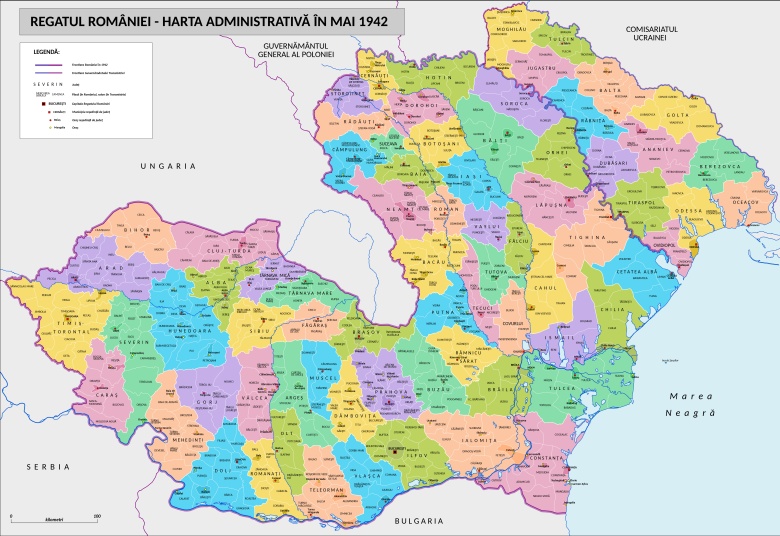 Granice Rumunii w 1942 roku