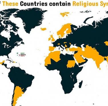 Kraje z symboliką religijną na swoich flagach