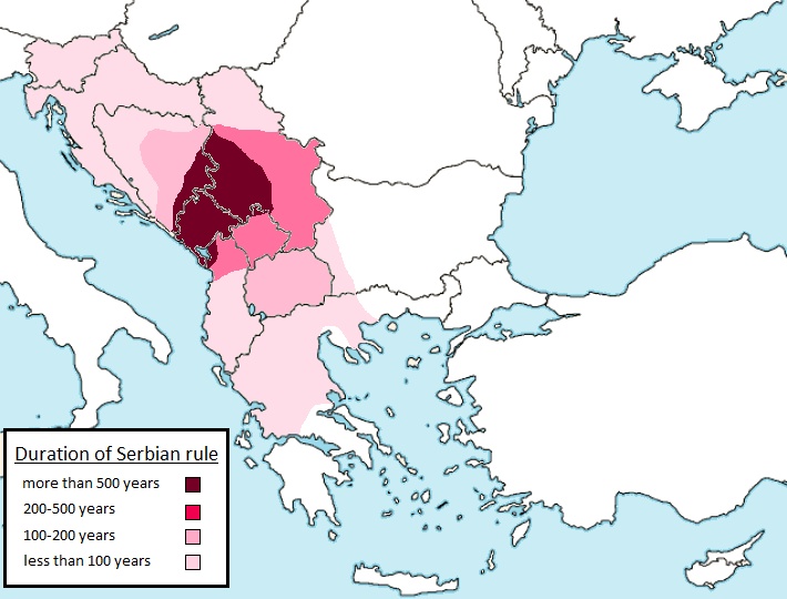 Ile lat dany obszar był pod rządami Serbów