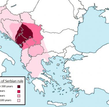 Ile lat dany obszar był pod rządami Serbów