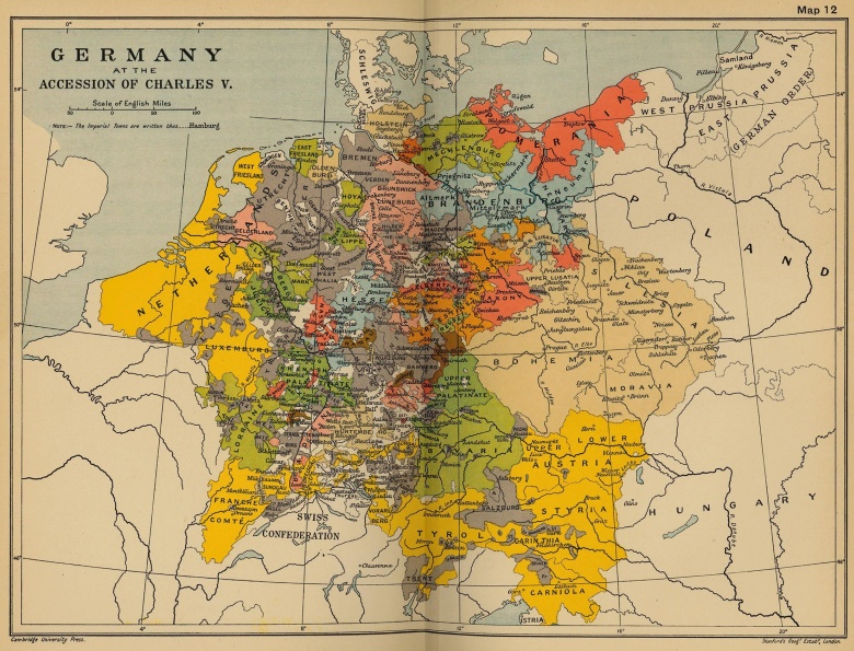 Święte Cesarstwo Rzymskie około 1519 r.