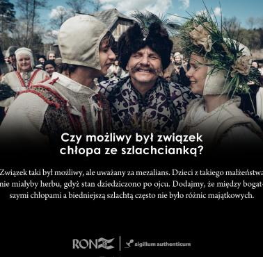 Czy możliwy był związek chłopa ze szlachcianką?