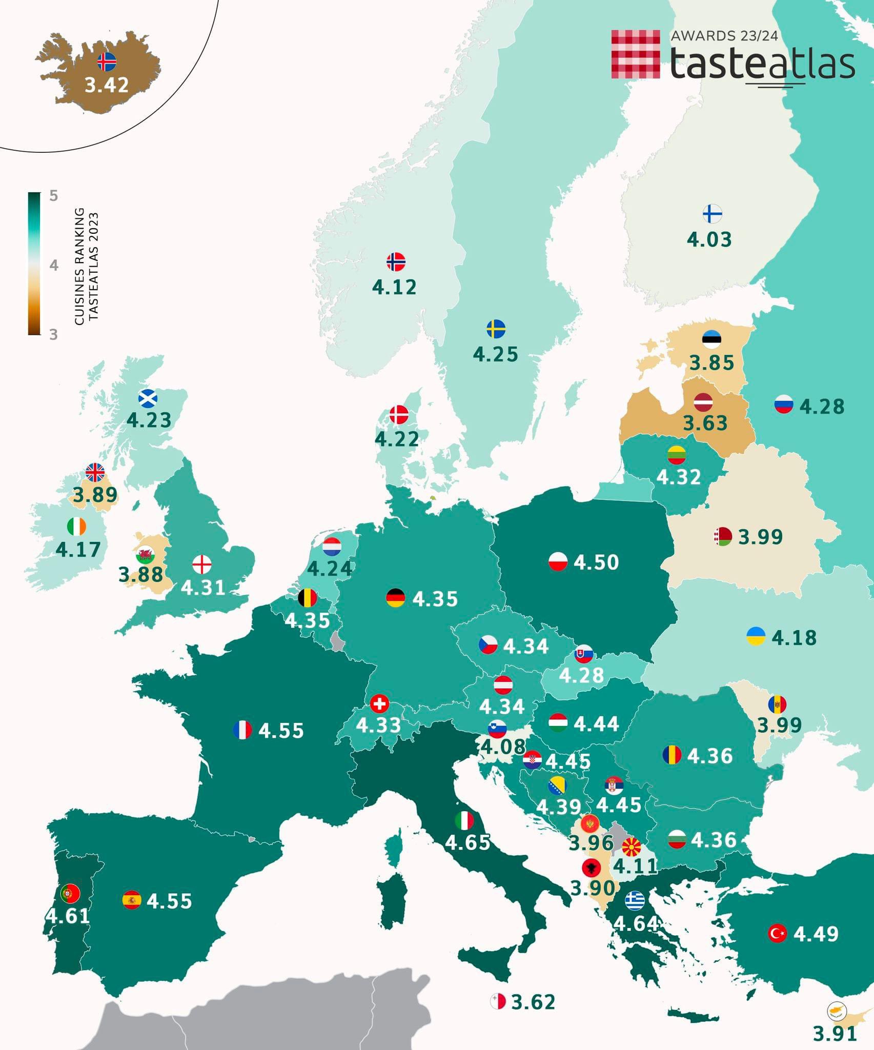 Polska kuchnia zajęła 13 miejsce w rankingu 100 najlepszych kuchni świata i 6 w Europie