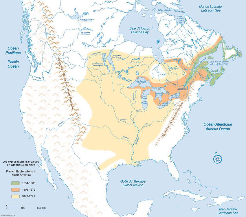 Francuskie eksploracje w Ameryce Północnej