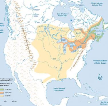 Francuskie eksploracje w Ameryce Północnej