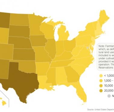 Grunty rolne według stanu USA