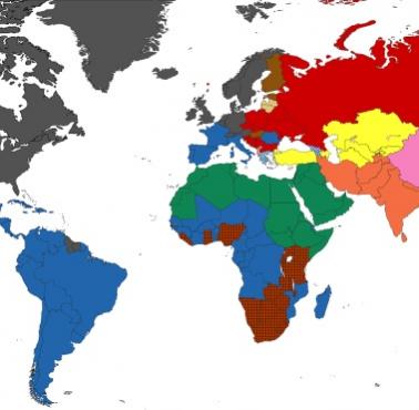 Mapa językowa świata. Rodziny językowe na świecie
