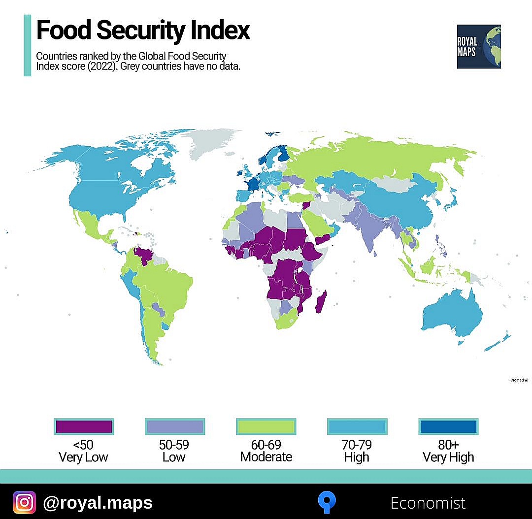 Globalne bezpieczeństwo żywnościowe (Food Security Index), 2020