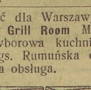 Warszawska atrakcja z 1919 roku