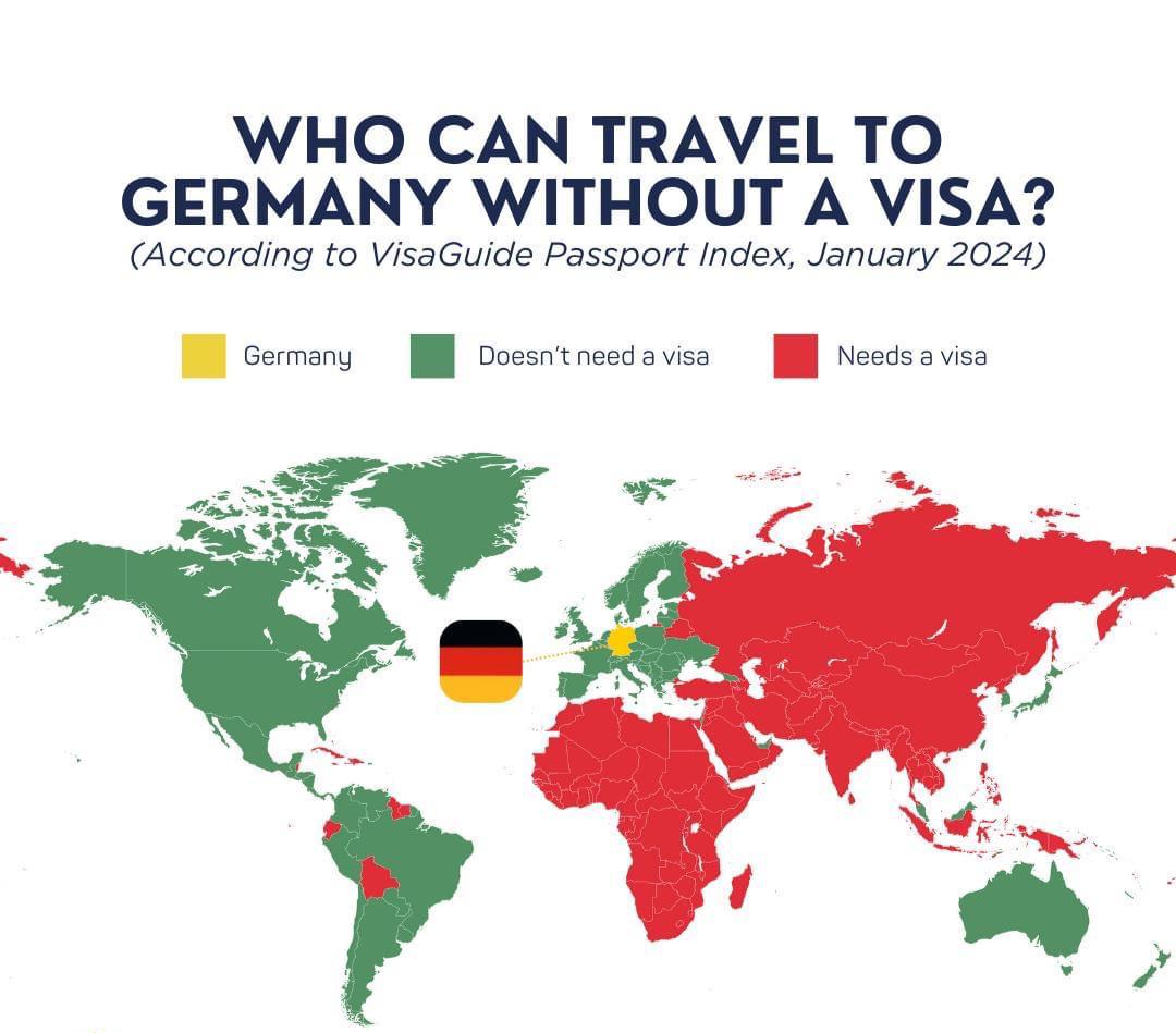 Kto może podróżować do Niemiec bez wizy? styczeń 2024