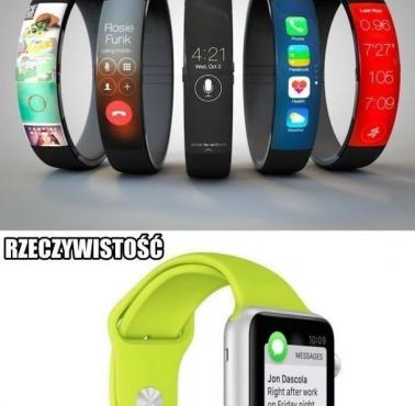 Apple Watch - oczekiwania i rzeczywistość.