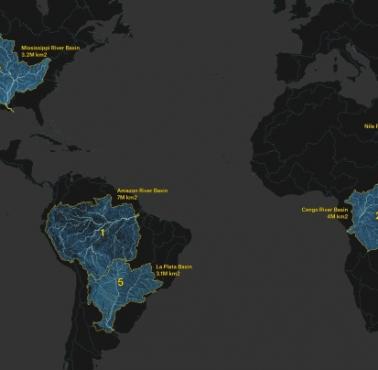 Top5 największych dorzeczy świata