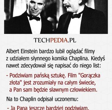 Niecodzienna wymiana korespondencji między Einsteinem i Chaplinem