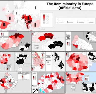 Populacja (diaspora) Romów (społeczność cygańska) w Europie