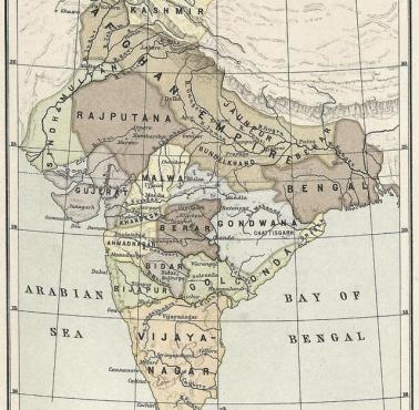 Mapa Indii w 1525