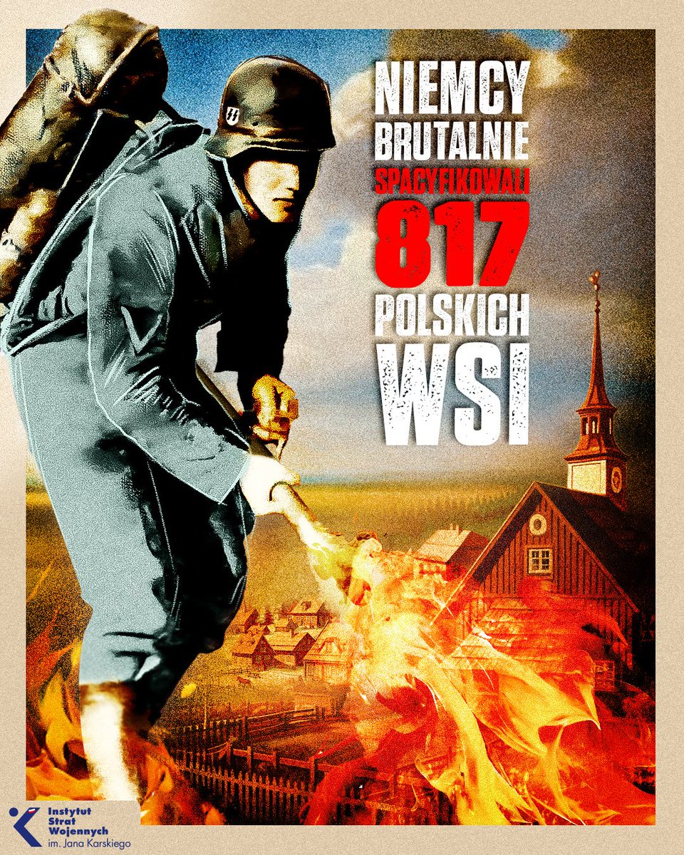 Podczas II wojny światowej Niemcy brutalnie spacyfikowali 817 polskich wsi