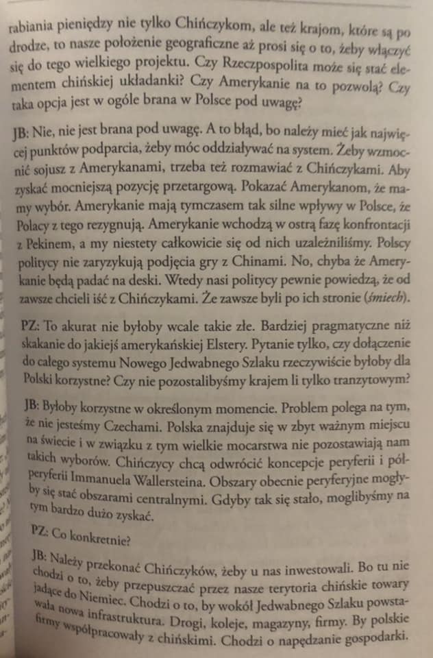 Relacje z Chinami z książki Wojna o Ukrainę. Wojna o świat Jacek Bartosiak, Piotr Zychowicz