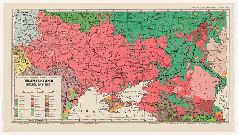 Mapa etnograficzna Ukrainy