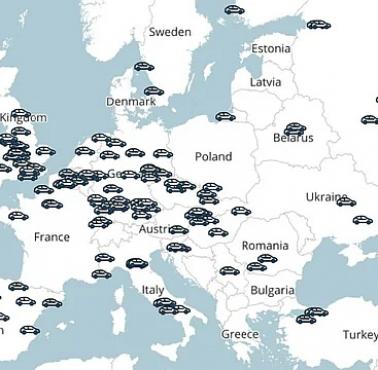 Fabryki samochodów w Europie, 2024 (nie mylić z montowniami)