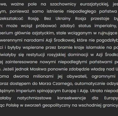 Zbigniew Brzeziński o Azji Środkowej i Ukrainy dla Rosji
