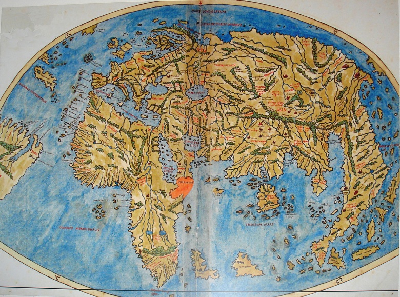 Mapa świata Pietro Coppo, 1520