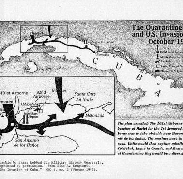 Plan inwazji USA na Kubę, 1962 r.