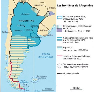 Ekspansja terytorialna Argentyny od 1852 roku