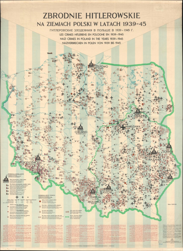 Zbrodnie hitlerowskie na ziemiach polskich 1939-1945 (bez uwzględnienia zbrodni rosyjskich w latach 1939-1941 i po 1945)