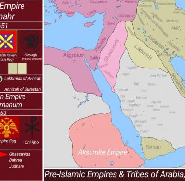 Królestwa arabskie w Iraku przed islamem w VI wieku