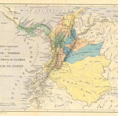 Stany Zjednoczone Kolumbii w 1883 (przed ingerencją USA)