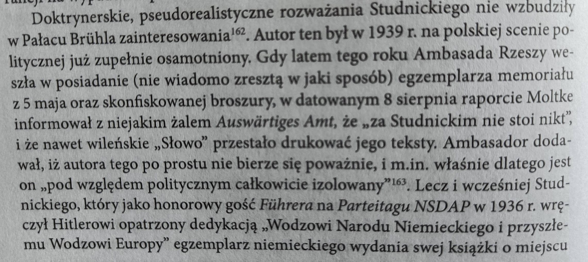 Kim był Studnicki w 1939 roku, czy miał jakieś poparcie, jakie środowiska za nim stały?
